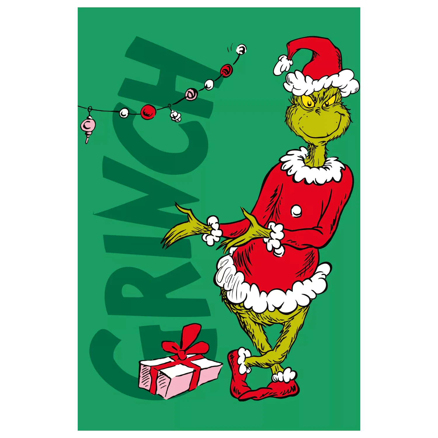The Grinch Merry Presents Microflanelová prikrývka 100x150cm produktová fotografia