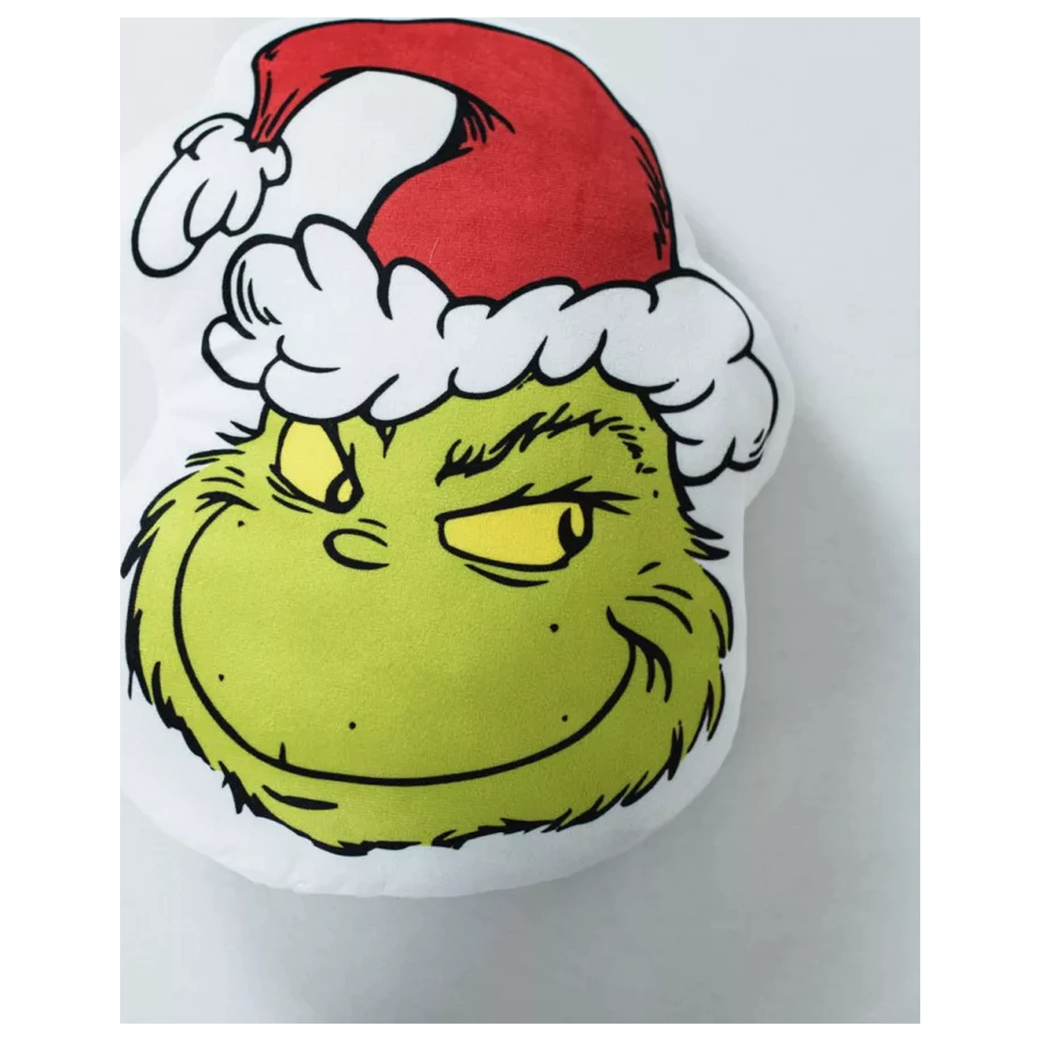 The Grinch Smile Tvarovaný Vankúš, Dekoračný Vankúš 36x29 cm produktová fotografia