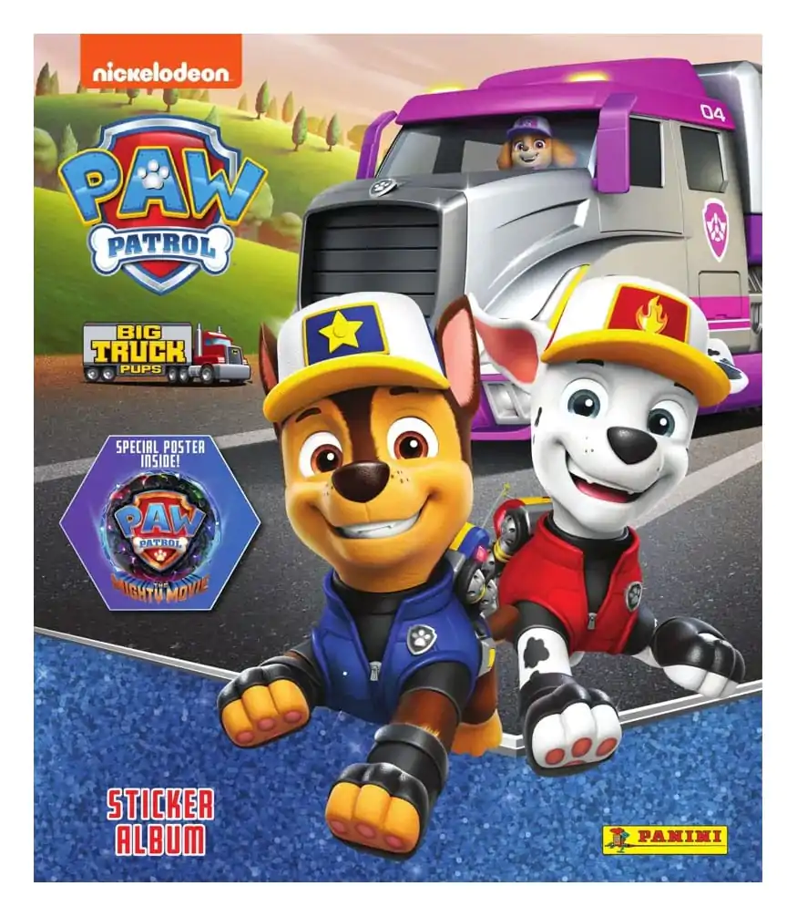 PAW Patrol - Big Truck Pups Album na zberateľské nálepky *Nemecká verzia* produktová fotografia