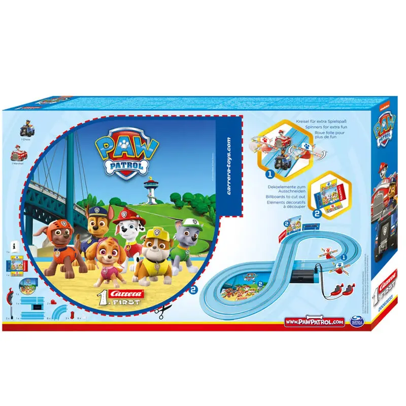 Paw Patrol Chase & Marshall pretekársky okruh produktová fotografia