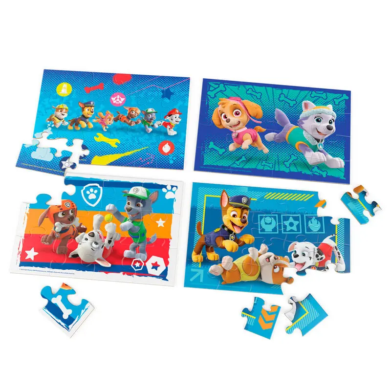 Paw Patrol progresive drevené puzzle 12-16-20-24 kusov termékfotó