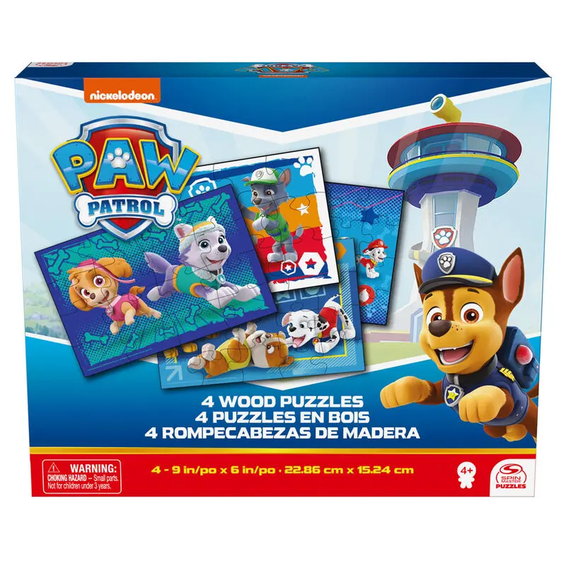 Paw Patrol progresive drevené puzzle 12-16-20-24 kusov termékfotó