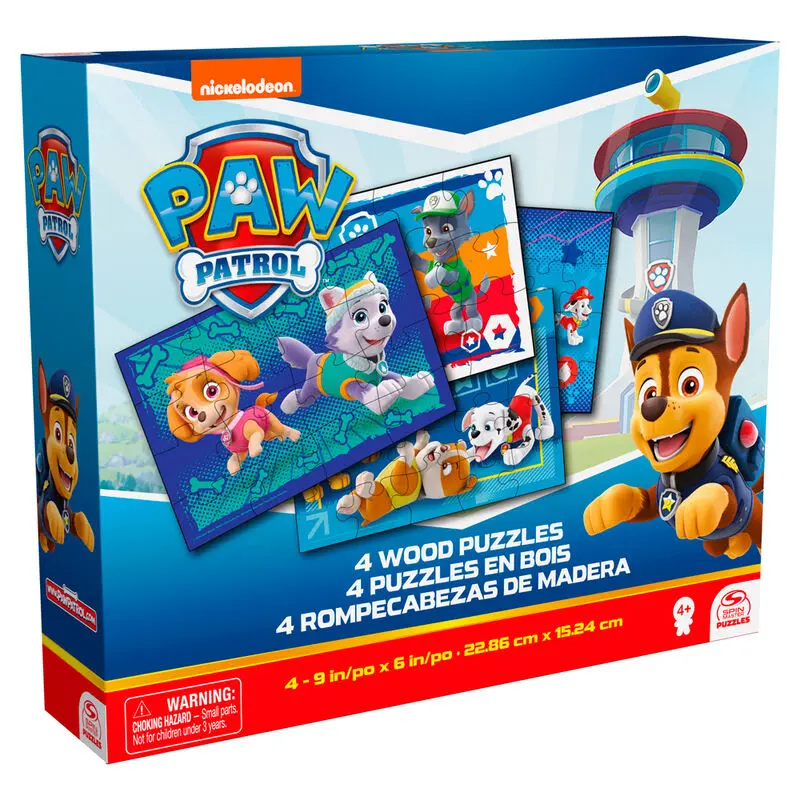 Paw Patrol progresive drevené puzzle 12-16-20-24 kusov termékfotó