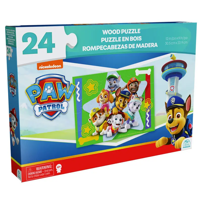 Paw Patrol drevený puzzle 24ks termékfotó