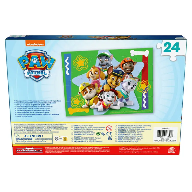 Paw Patrol drevený puzzle 24ks termékfotó