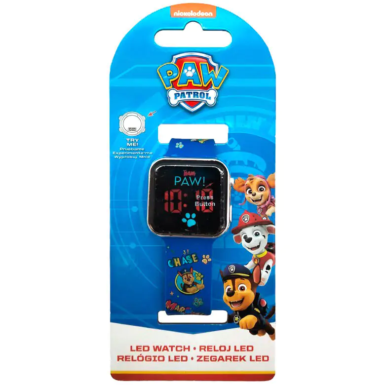 Paw Patrol LED hodinky produktová fotografia