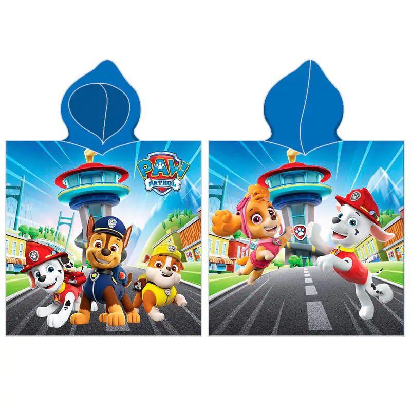 Paw Patrol mikrovláknové pončo uterák produktová fotografia