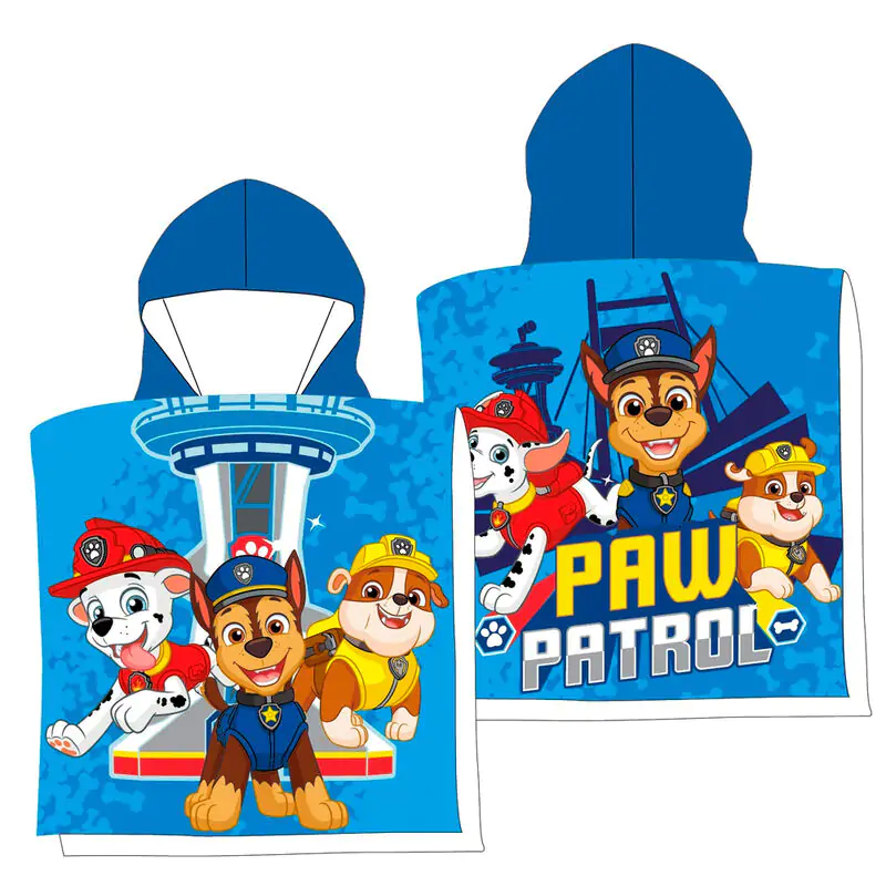 Paw Patrol mikrovláknové pončo uterák produktová fotografia