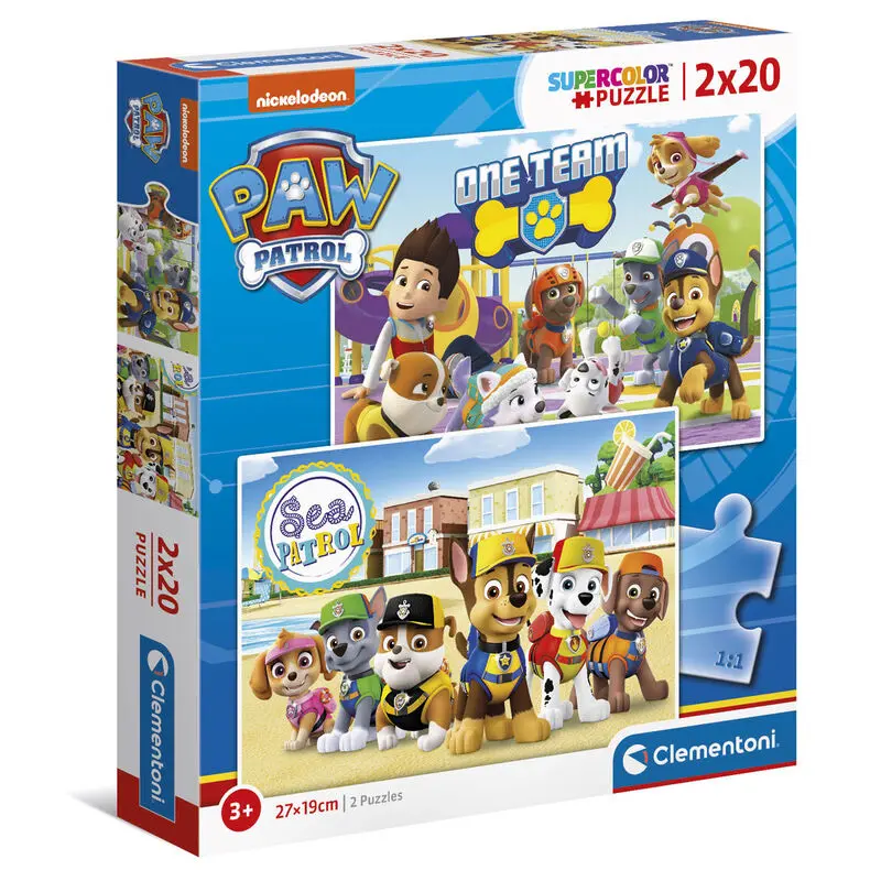 Paw Patrol puzzle 2x20 kusov termékfotó