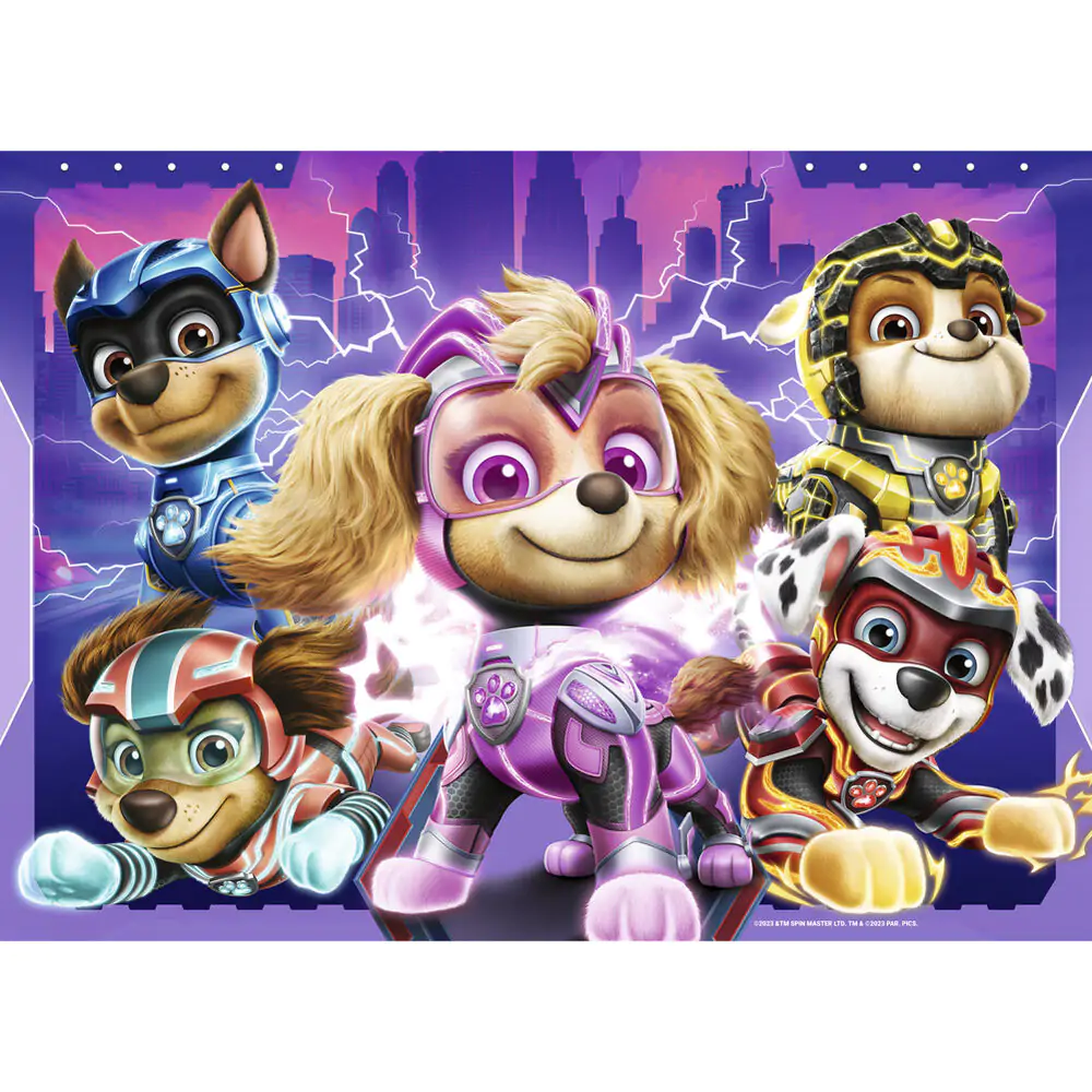 Paw Patrol The mighty movie puzzle 4 x 42 dielikov produktová fotografia