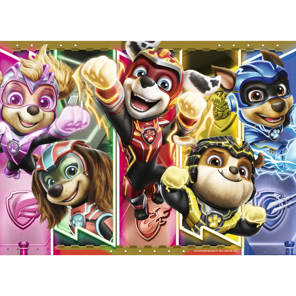 Paw Patrol The mighty movie puzzle 4 x 42 dielikov produktová fotografia