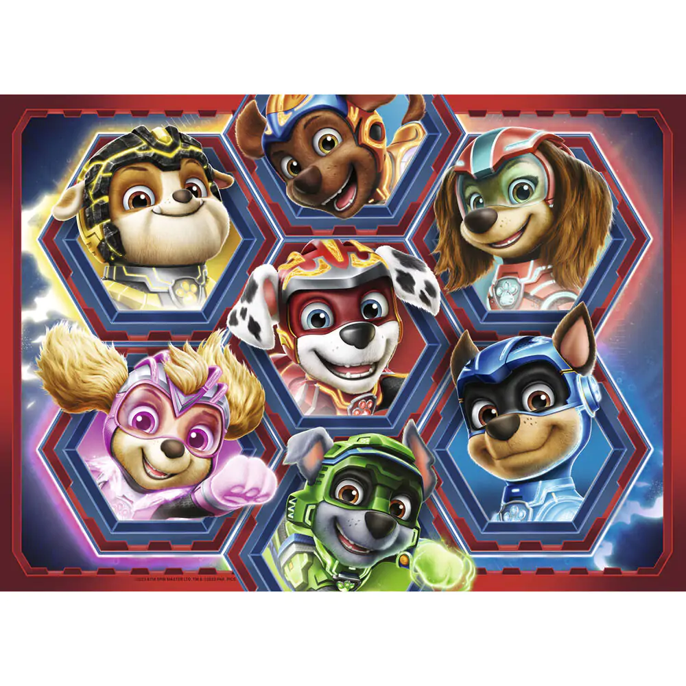 Paw Patrol The mighty movie puzzle 4 x 42 dielikov produktová fotografia