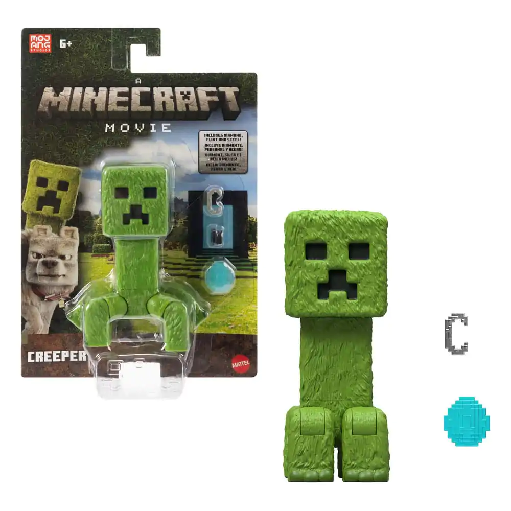 A Minecraft Movie Akčná figúrka Creeper 10 cm produktová fotografia