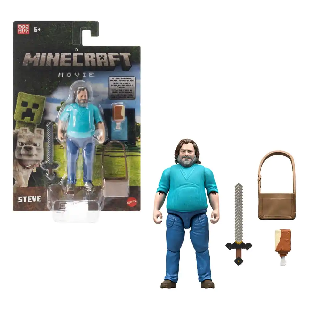 Minecraft Movie Akčná figúrka Steve 10 cm produktová fotografia