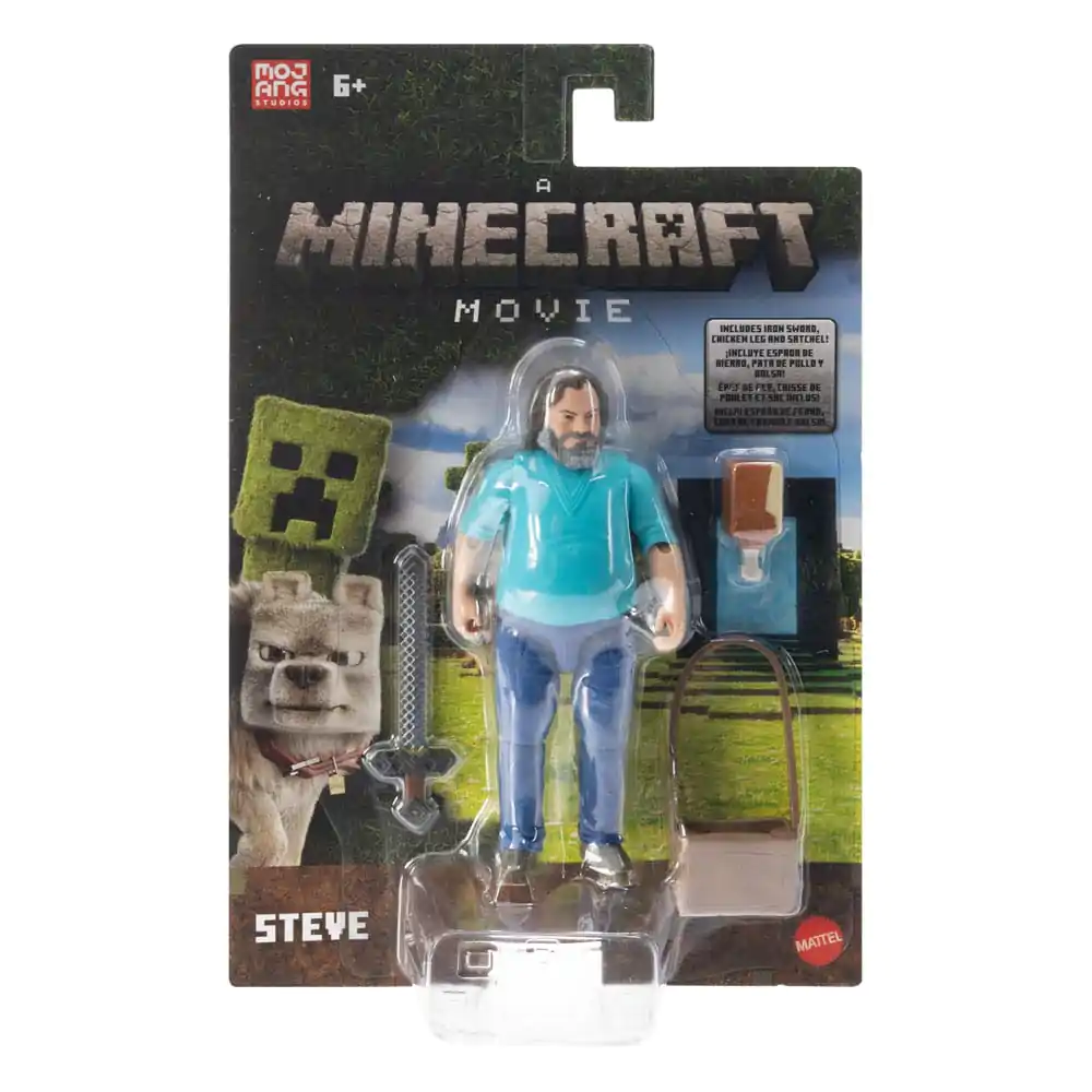 Minecraft Movie Akčná figúrka Steve 10 cm produktová fotografia