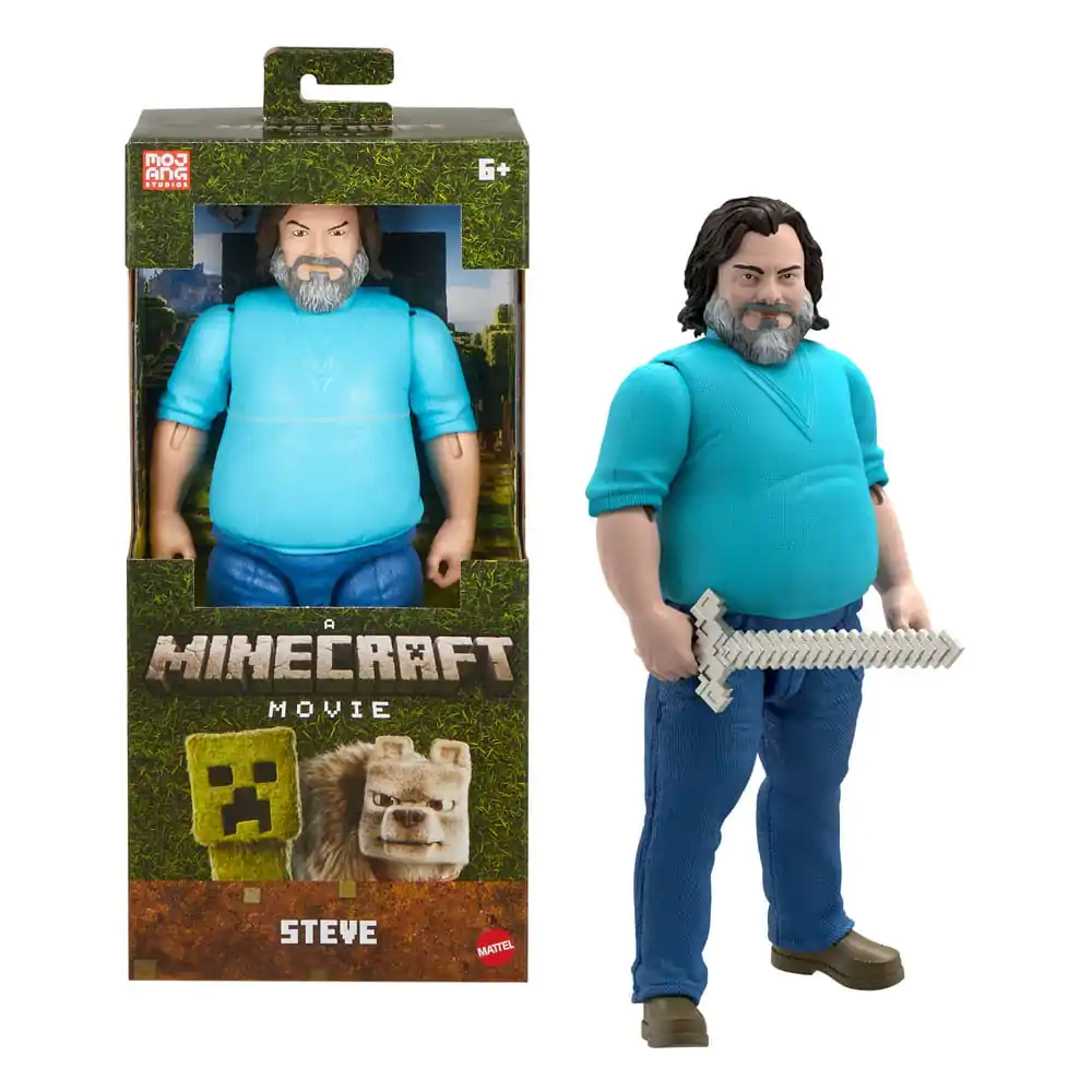 A Minecraft Movie akčná figúrka Large Steve 30 cm produktová fotografia