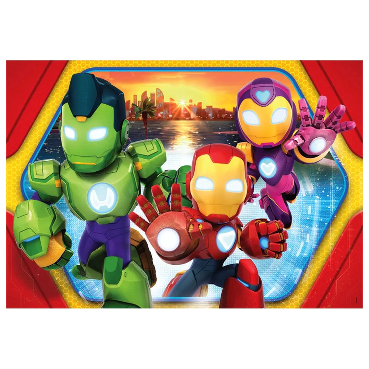 Iron Man and the Hero Squad 24-dielne maxi puzzle produktová fotografia