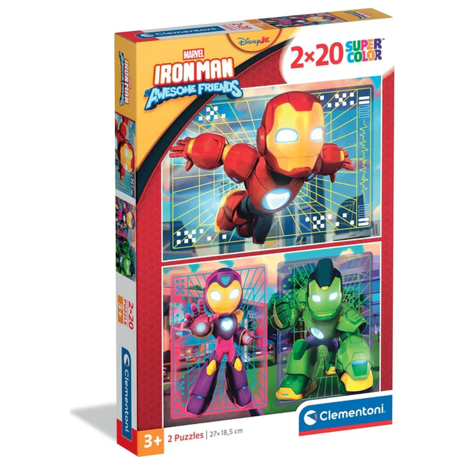 Iron Man a His Hero Squad 2x20 dielikové puzzle produktová fotografia