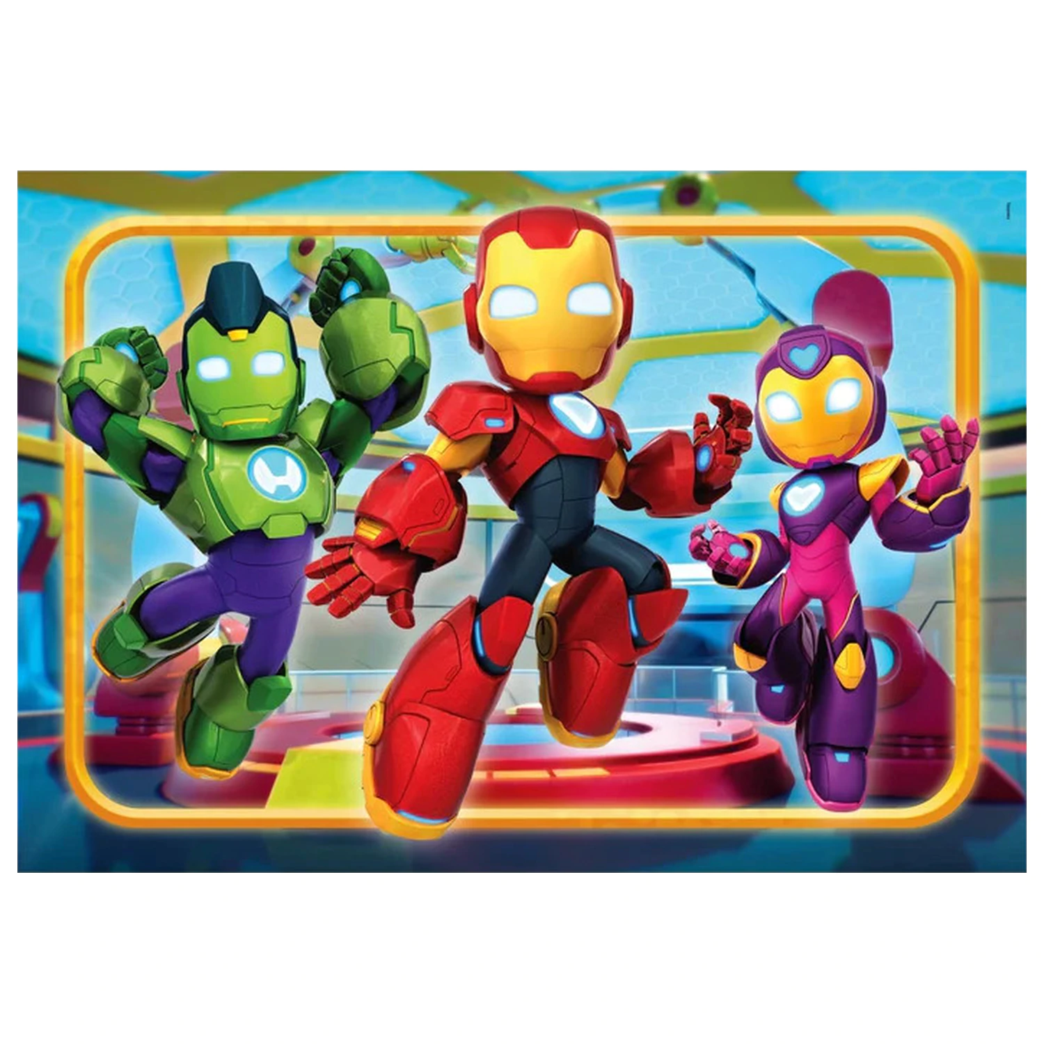 Iron Man a Jeho Super Team Trio 30-dielne puzzle produktová fotografia
