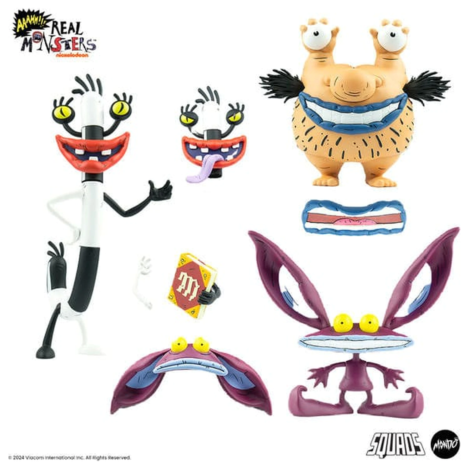 Aaahh!!! Real Monsters PVC figúrka balenie 3 ks Ickis, Oblina & Krumm produktová fotografia