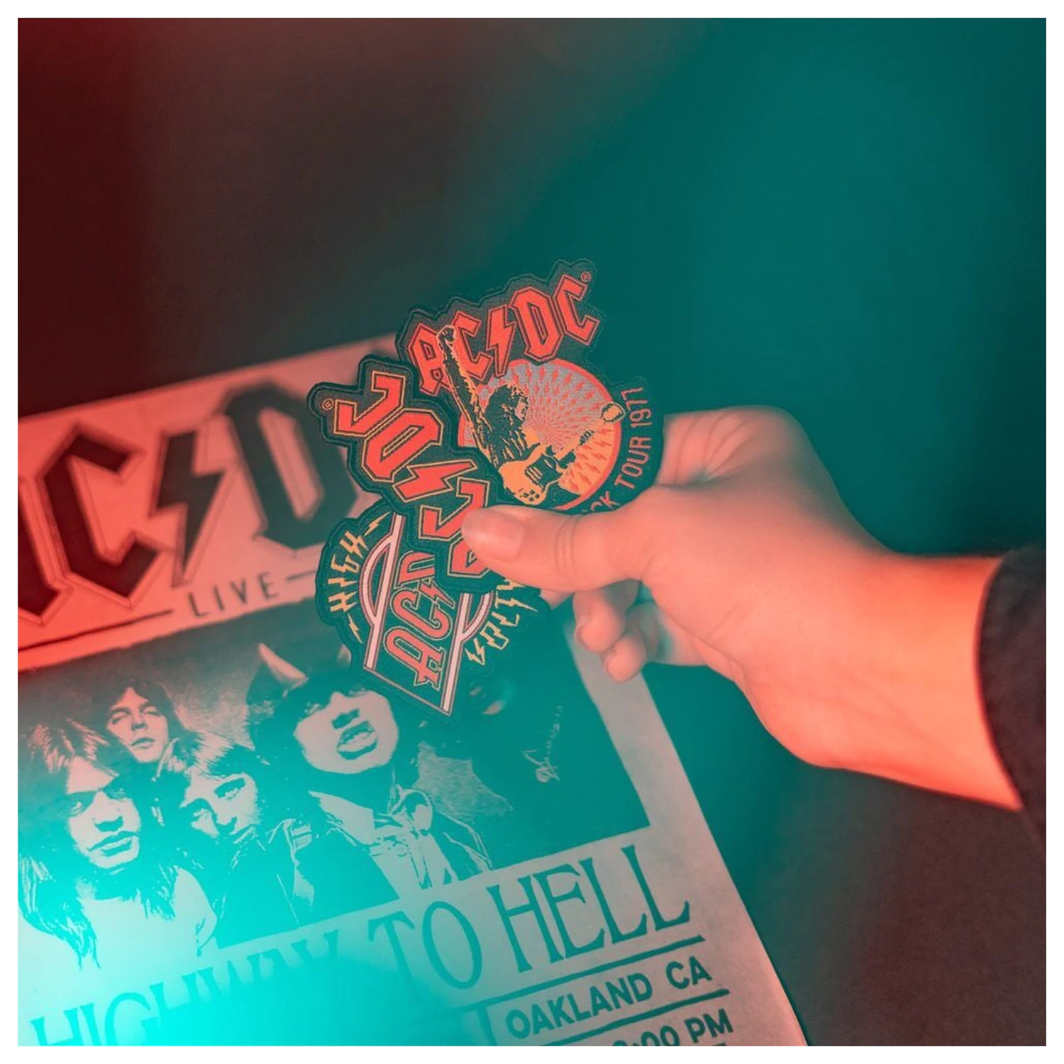 AC/DC sada 3 nášiviek produktová fotografia