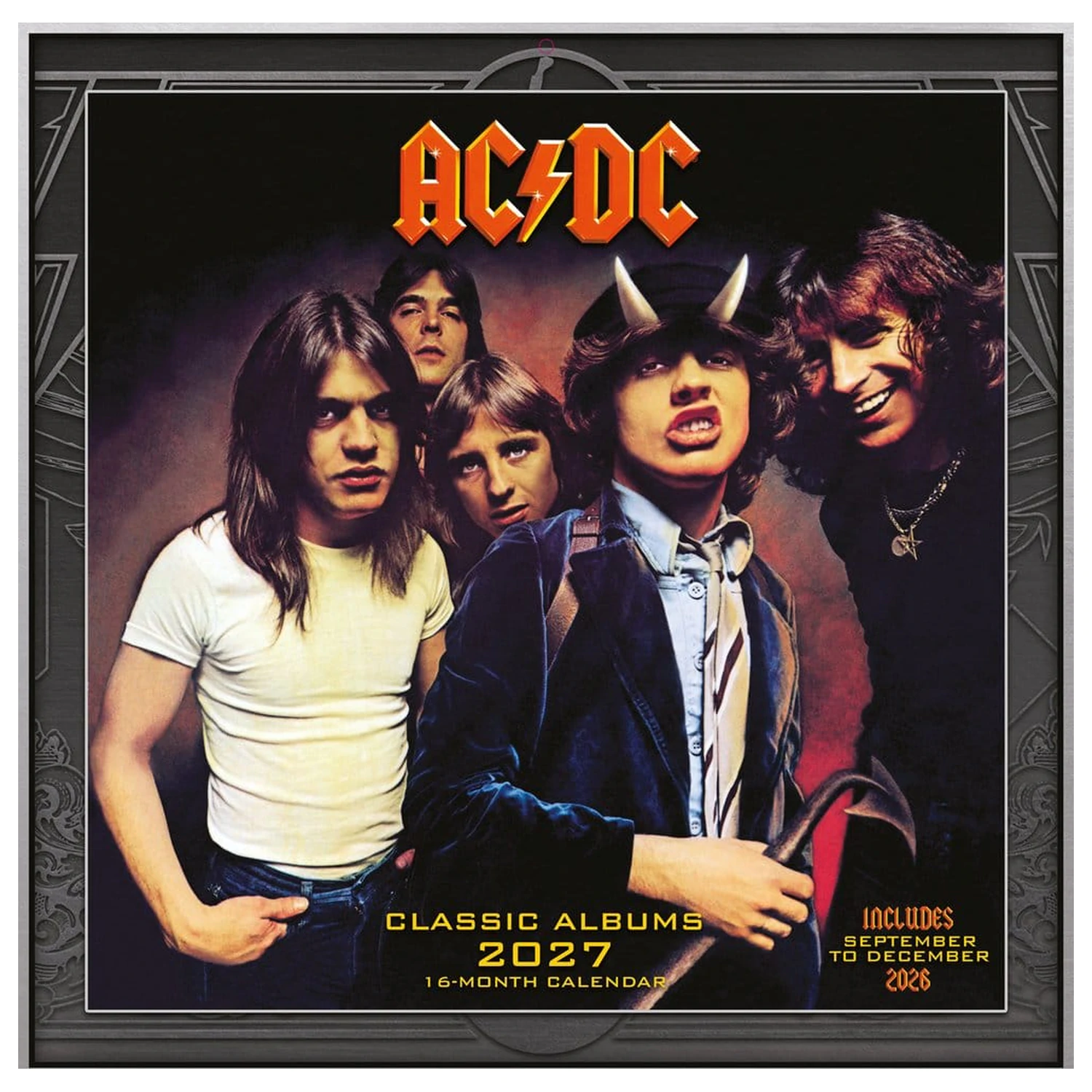 AC/DC Kalendár Albumy 2027 30 x 30 cm produktová fotografia