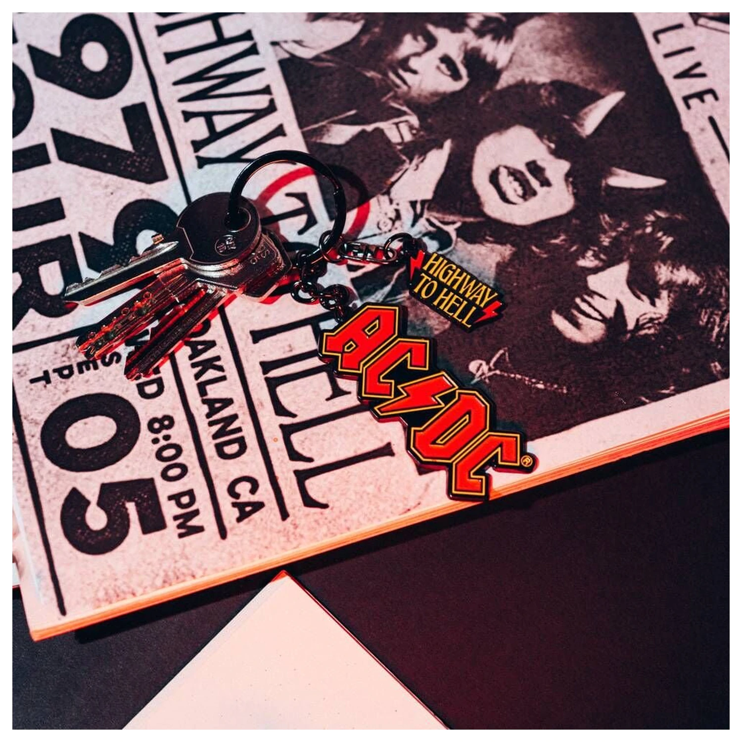 AC/DC kľúčenka produktová fotografia