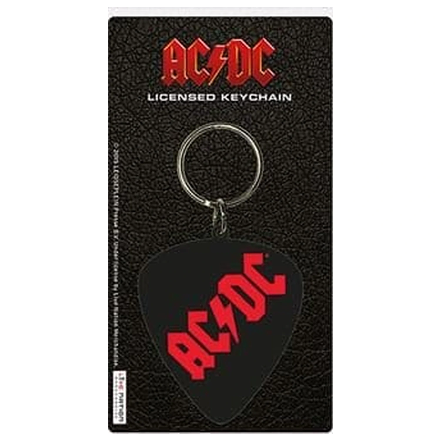 AC/DC PVC kľúčenka trsátko produktová fotografia