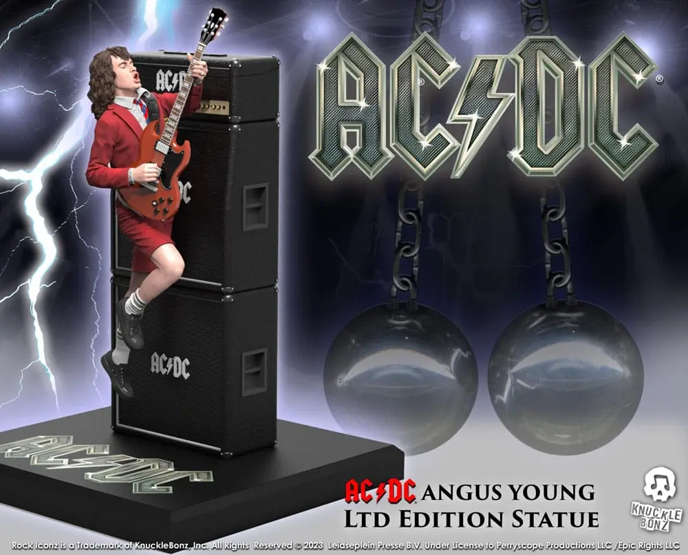 AC/DC Rock Iconz Socha Angus Young III 25 cm produktová fotografia