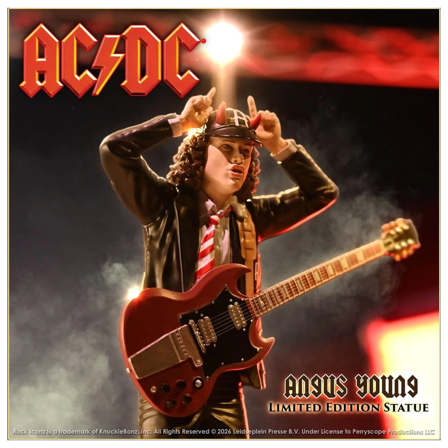 AC/DC Rock Iconz Figúrka Angus Young IV 23 cm produktová fotografia