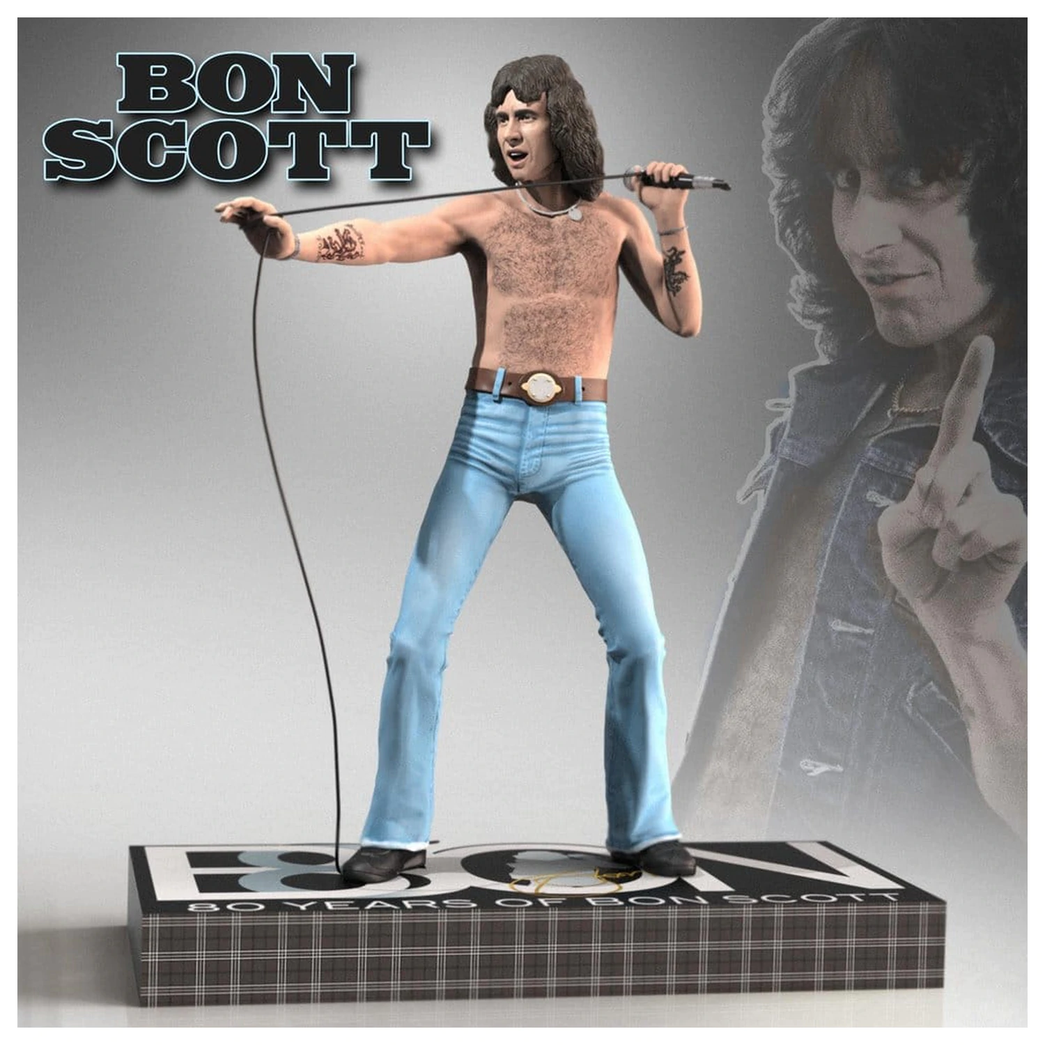 AC/DC Rock Iconz socha Bon Scott III 22 cm produktová fotografia