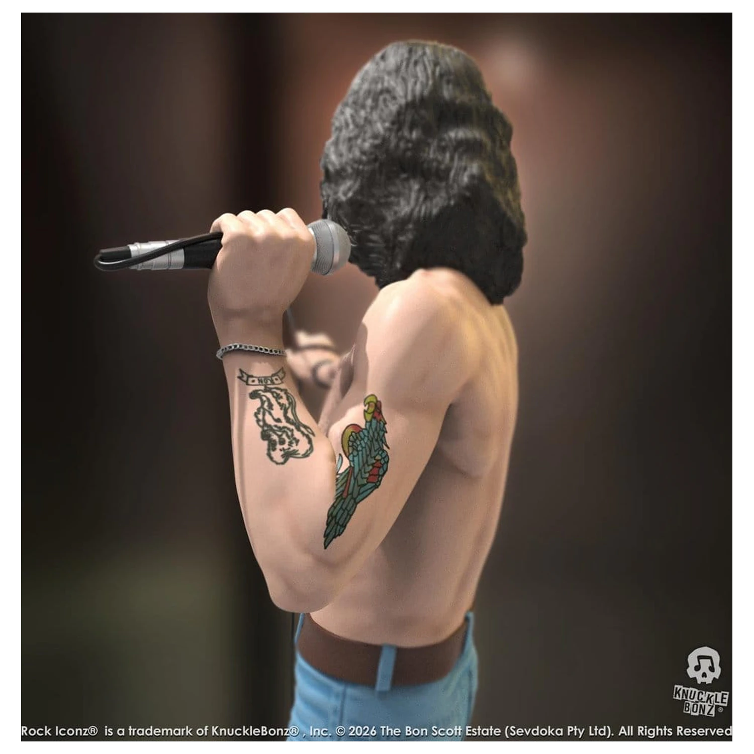 AC/DC Rock Iconz socha Bon Scott III 22 cm produktová fotografia