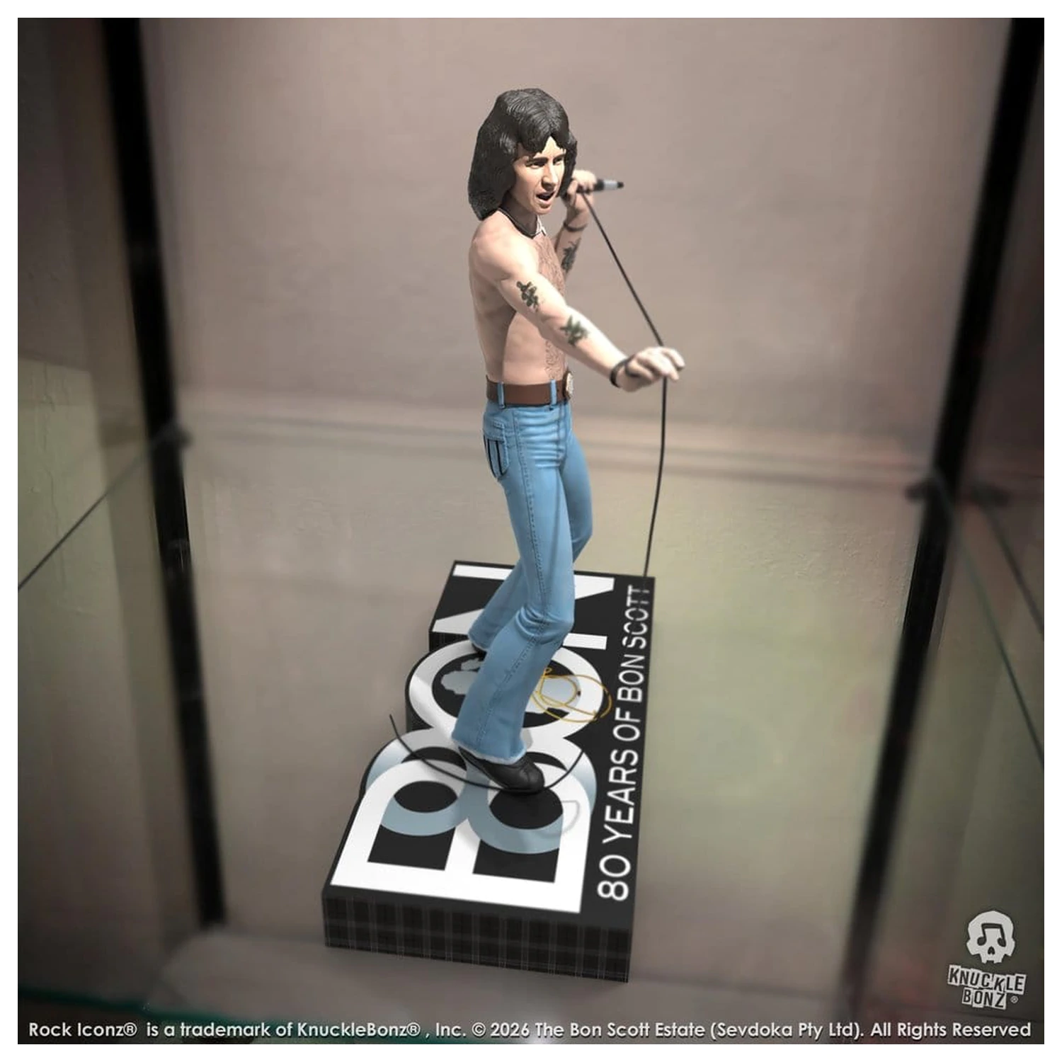AC/DC Rock Iconz socha Bon Scott III 22 cm produktová fotografia