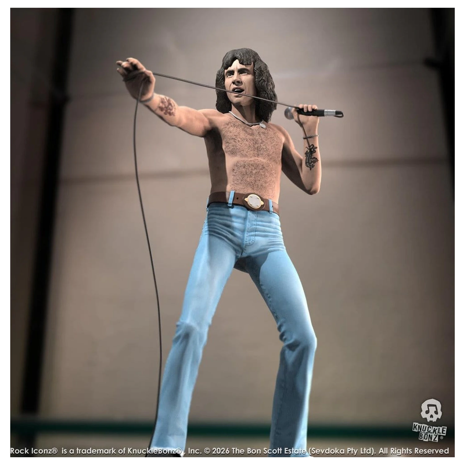 AC/DC Rock Iconz socha Bon Scott III 22 cm produktová fotografia