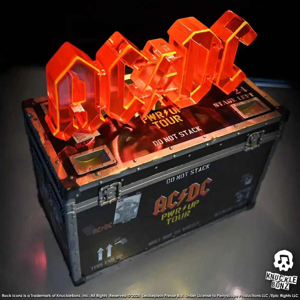 AC/DC Rock Ikonz On Tour Socha PWR UP Tour Road Case produktová fotografia