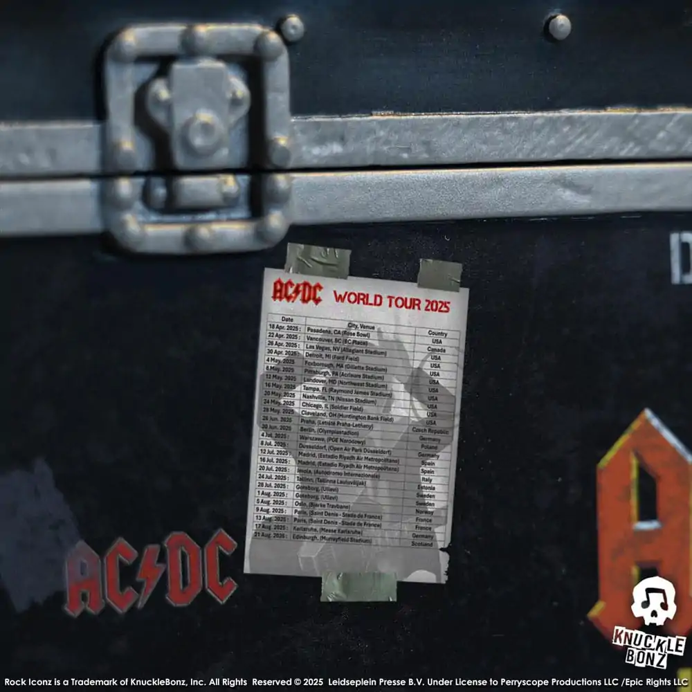 AC/DC Rock Ikonz On Tour Socha PWR UP Tour Road Case produktová fotografia