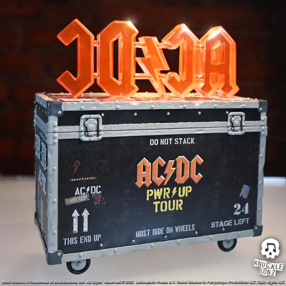 AC/DC Rock Ikonz On Tour Socha PWR UP Tour Road Case produktová fotografia
