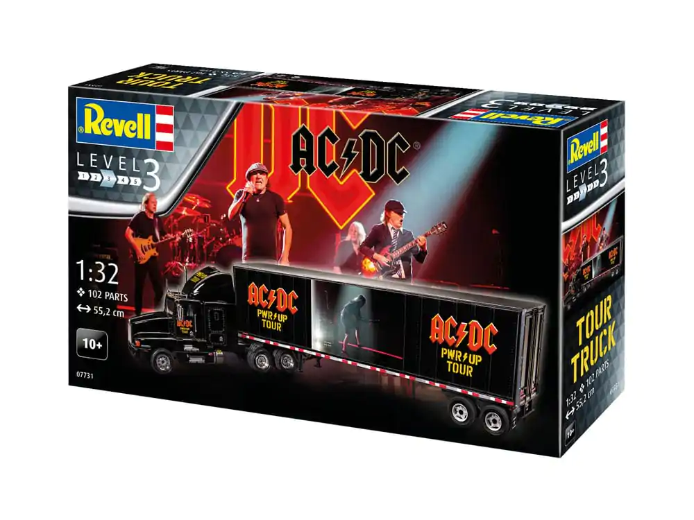 AC/DC Model Kit Gift Set Tour Truck & Trailer 55 cm produktová fotografia