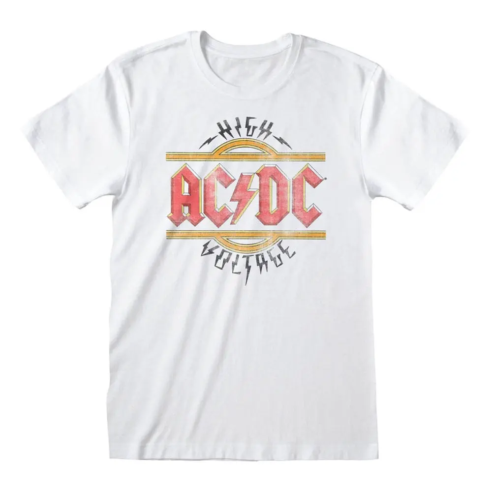 AC/DC Vintage High Voltage Tričko produktová fotografia