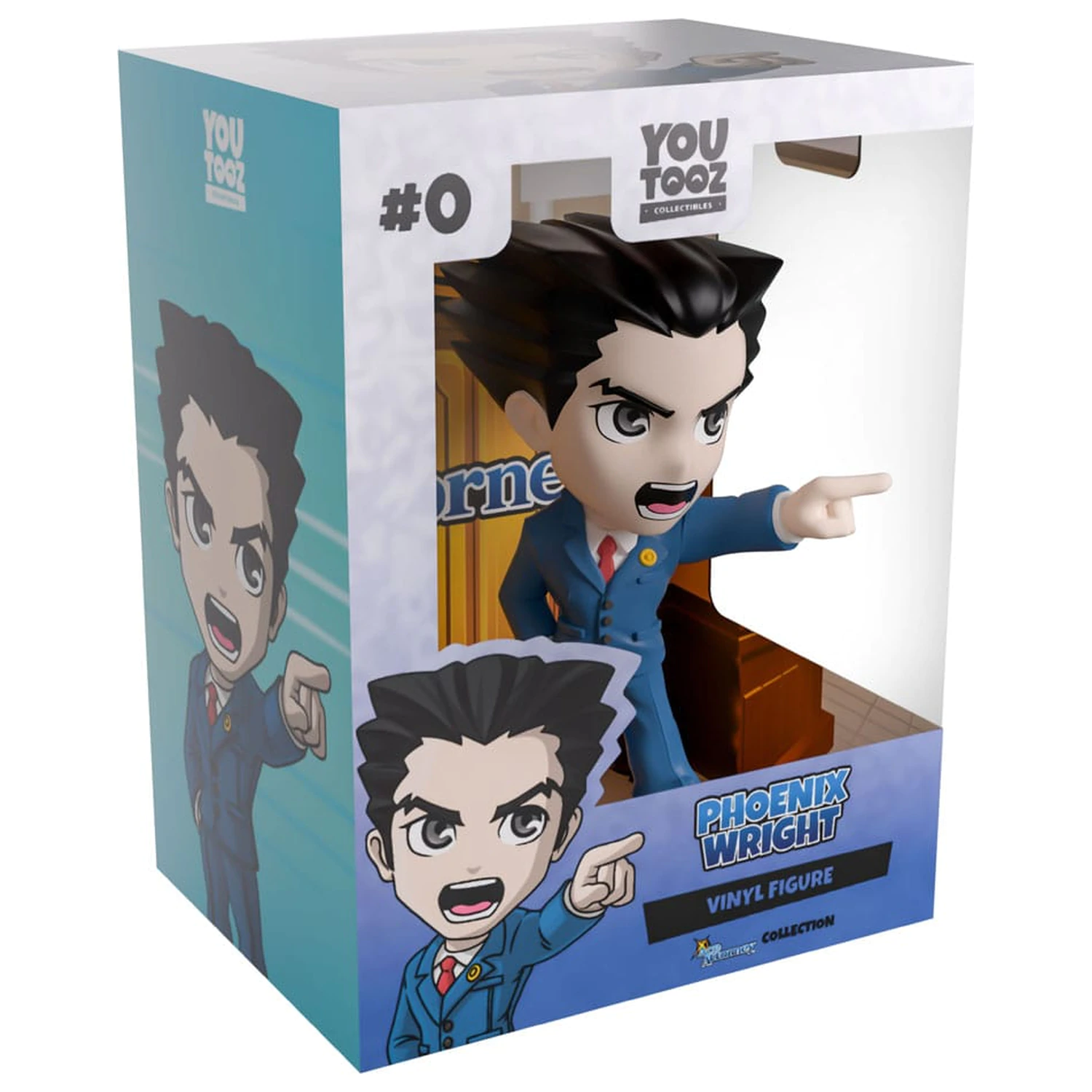 Ace Attorney Vinylová figúrka Phoenix Wright 13 cm produktová fotografia