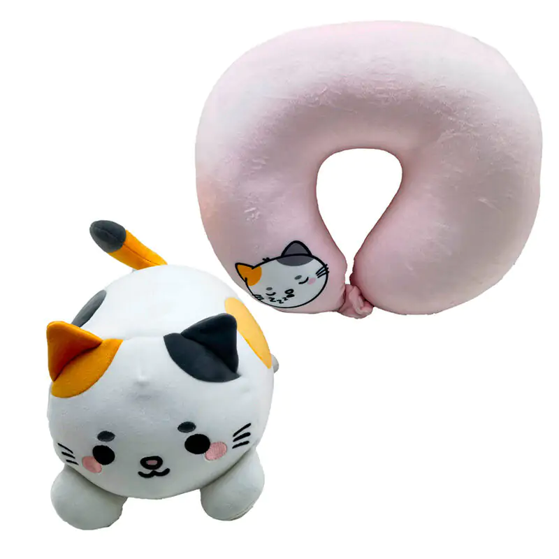 Adoramals Cat Swapseazzz vankúš utazáshoz + figura, 20 cm termékfotó