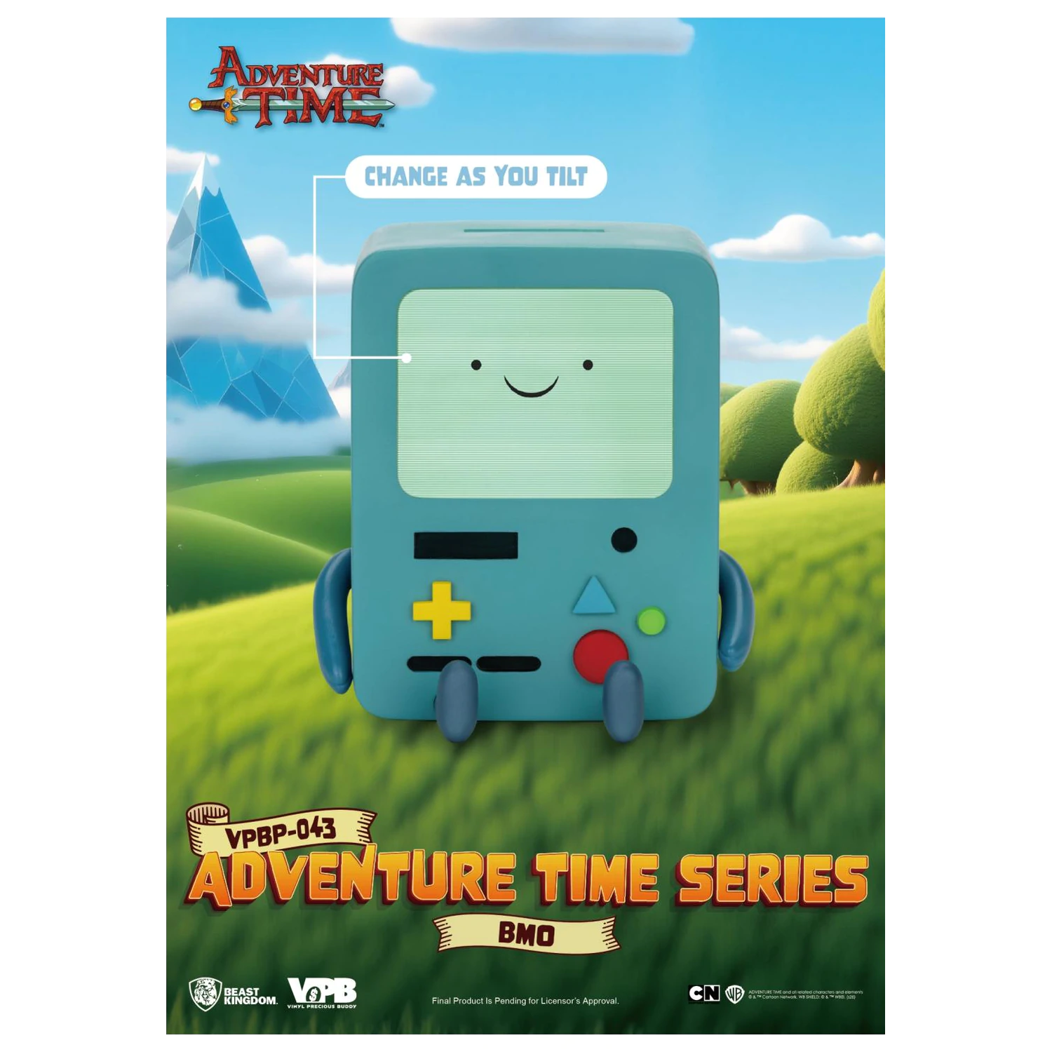 Adventure Time BMO Bank vinylová figúrka 9,6 cm produktová fotografia