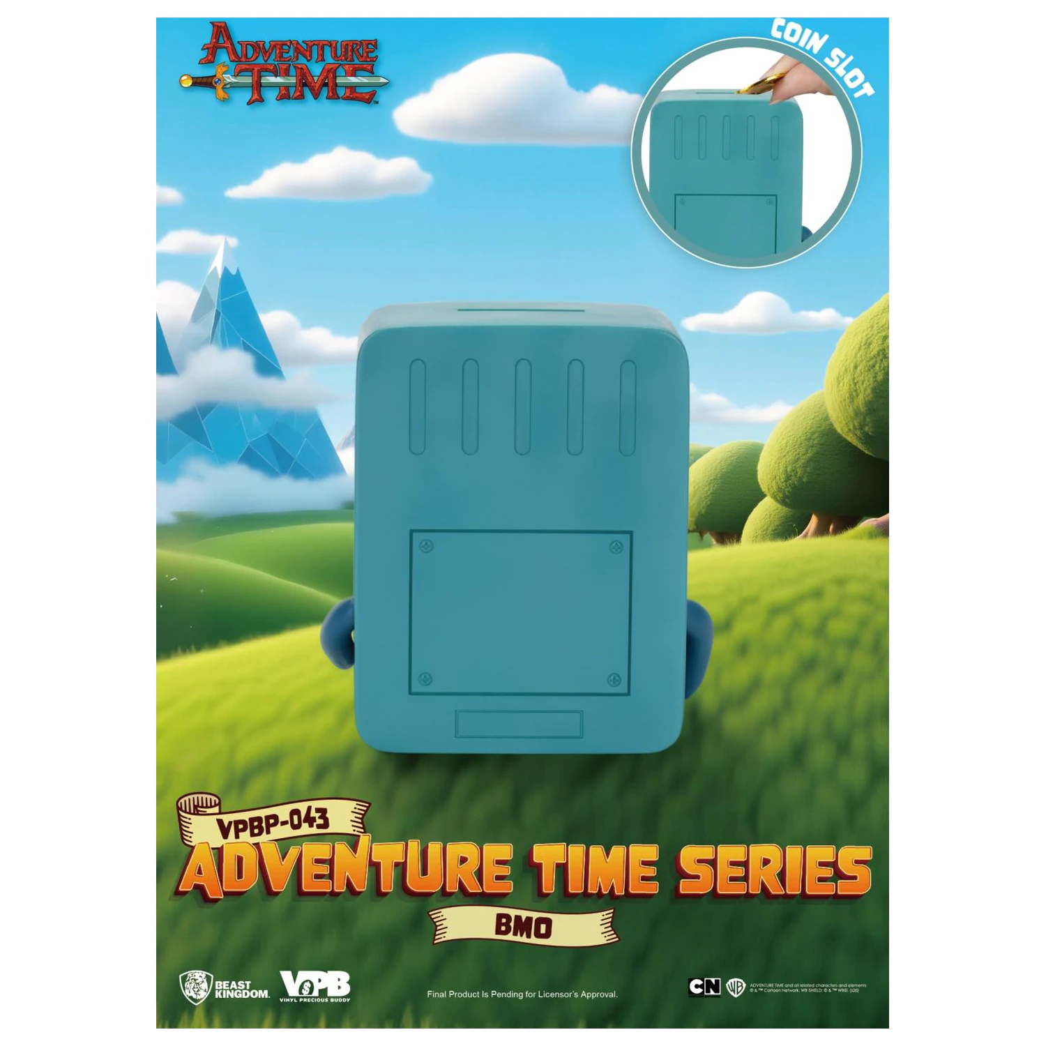 Adventure Time BMO Bank vinylová figúrka 9,6 cm produktová fotografia