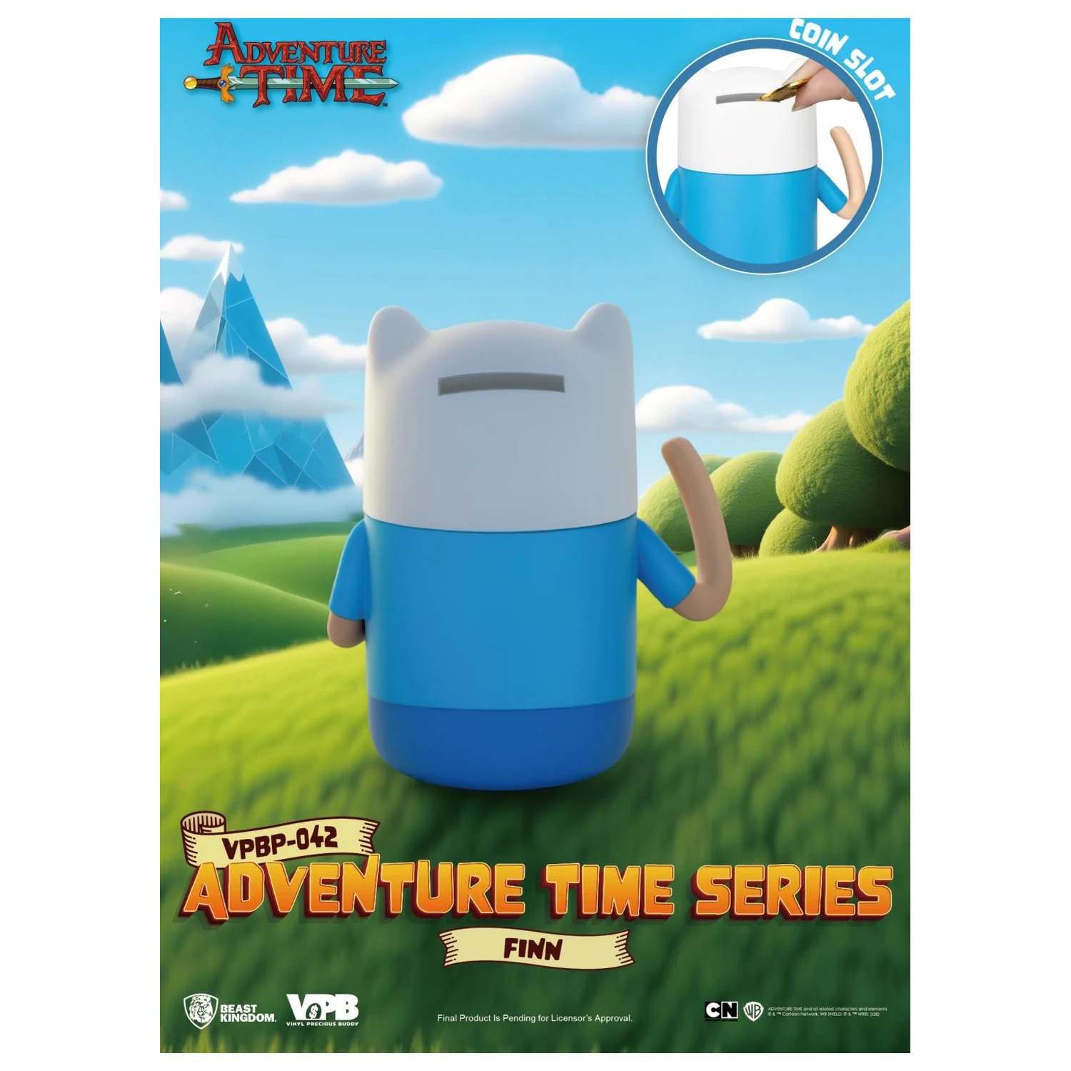 Adventure Time Finn Bank vinylová figúrka 11,6 cm produktová fotografia