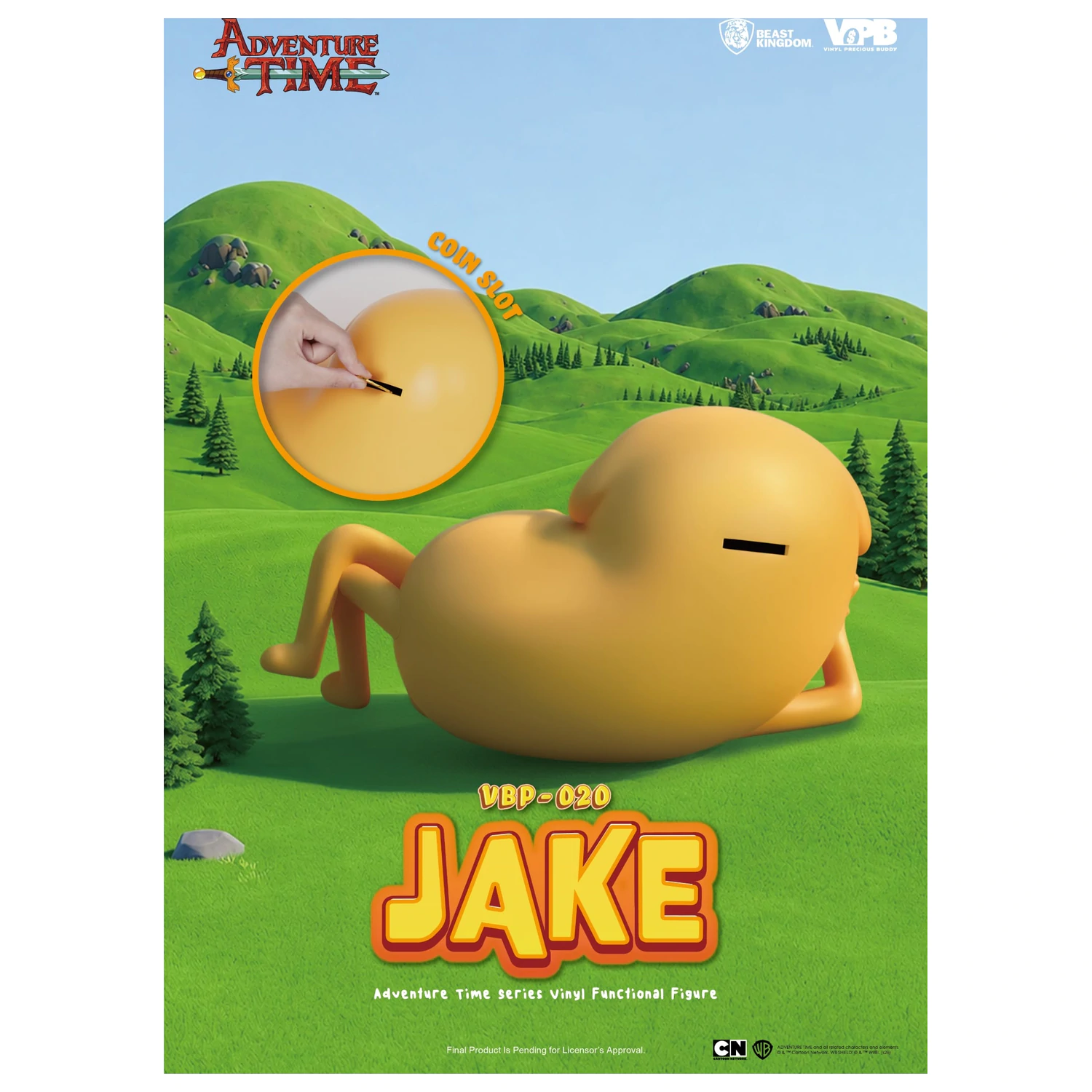 Adventure Time Jake Piggy Bank 21 cm produktová fotografia