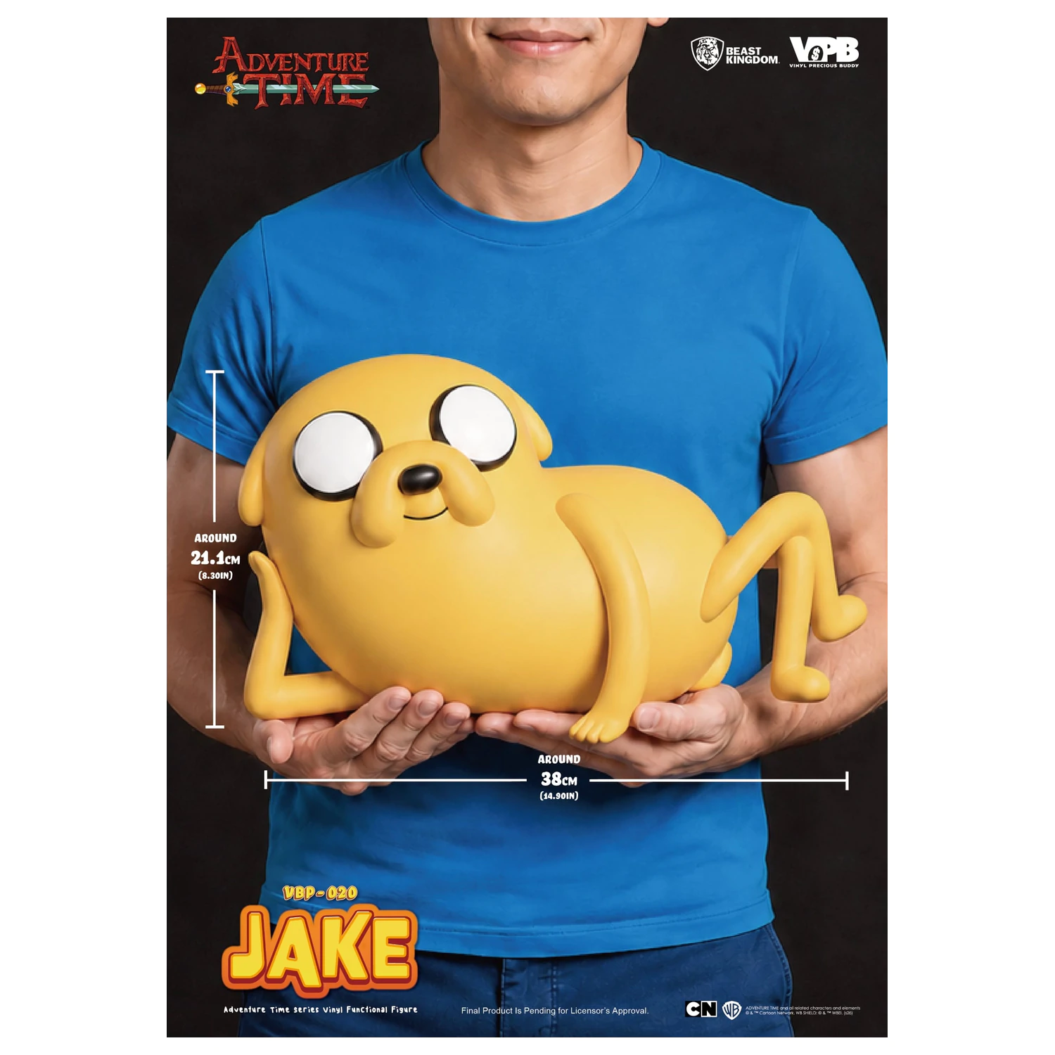 Adventure Time Jake Piggy Bank 21 cm produktová fotografia