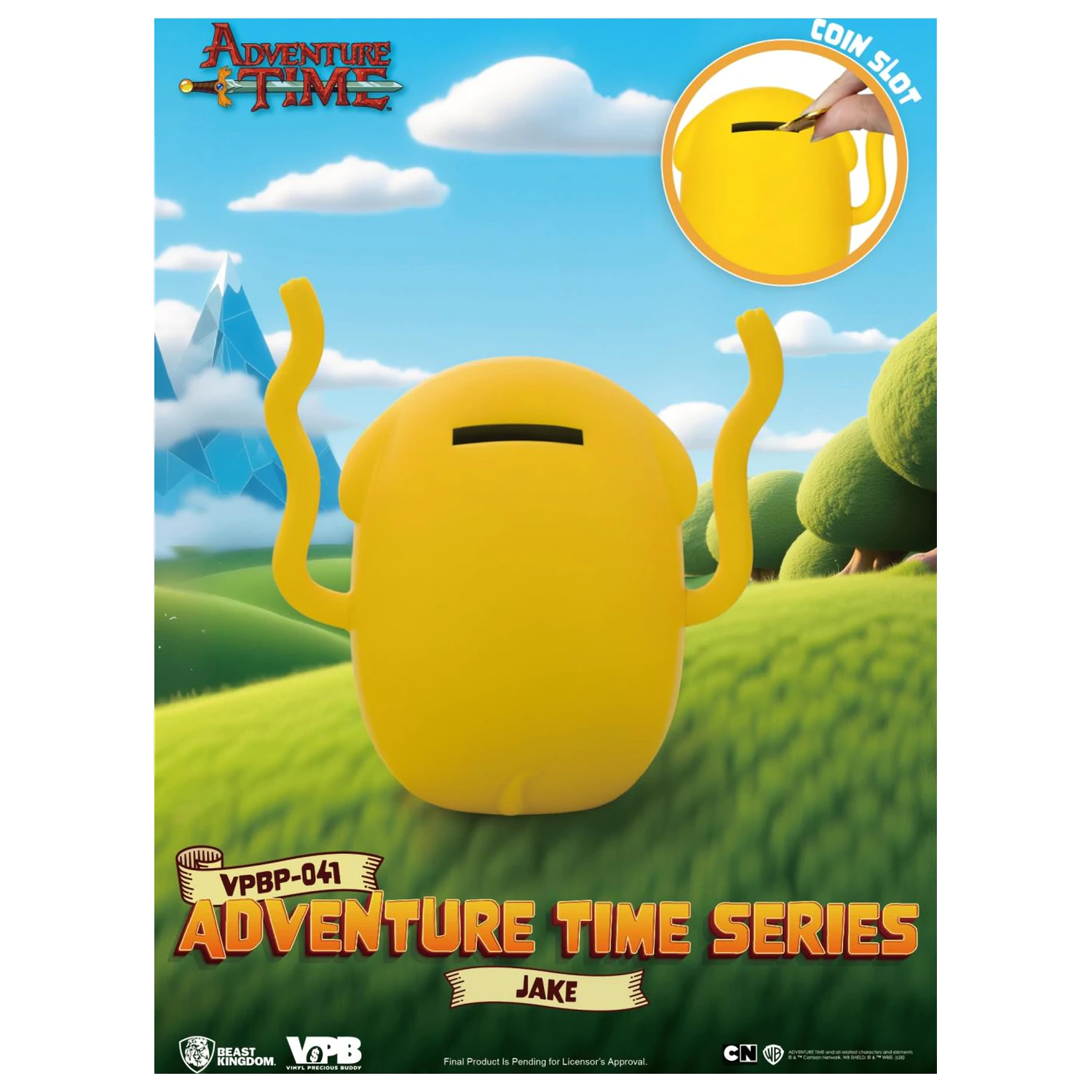 Adventure Time Jake pokladnička vinylová figúrka 12,2 cm produktová fotografia