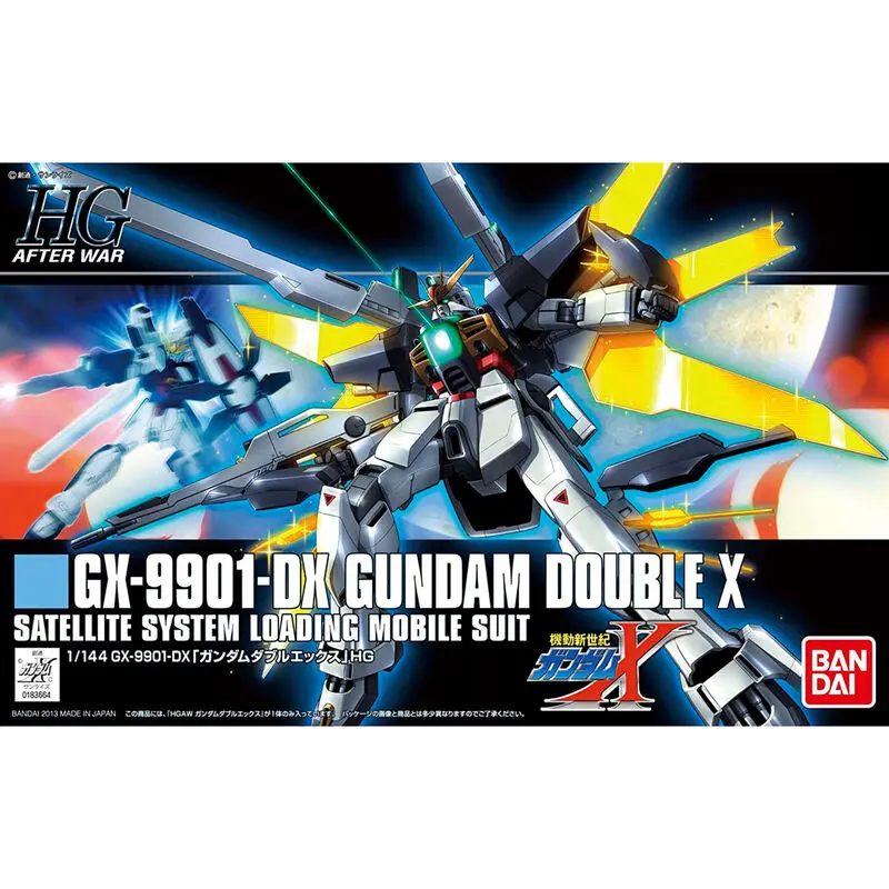 After War Gundam X Gundam Double X stavebnica modelu figúrky 13 cm produktová fotografia