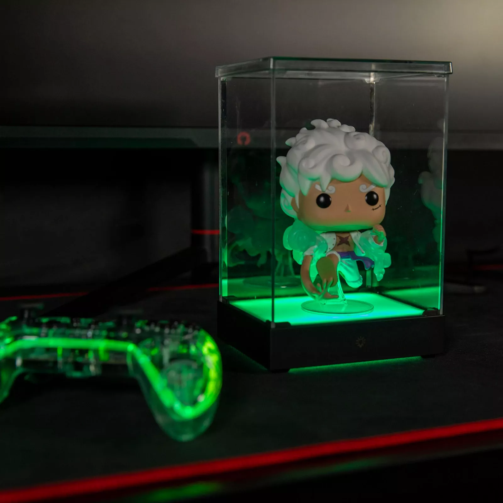 Akrylová vitrína s osvetlením produktová fotografia