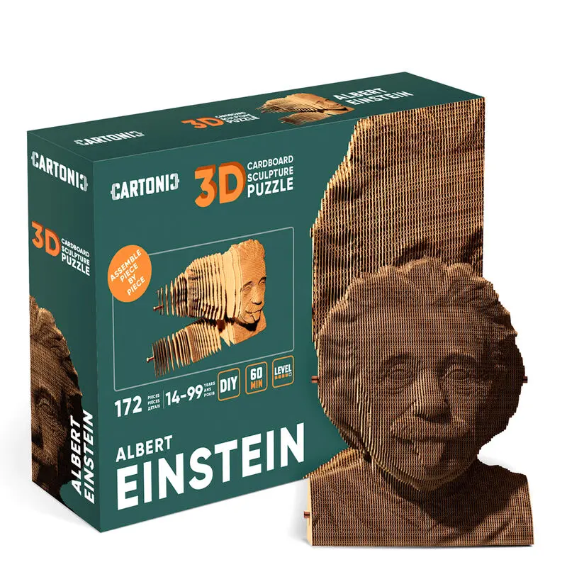 Albert Einstein cartonic 3D puzzle 172 dielikov produktová fotografia